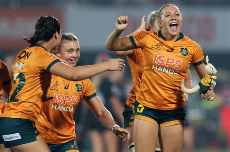 Rugby news 2022: Australia women win Dubai Sevens title, South Africa men claim crown