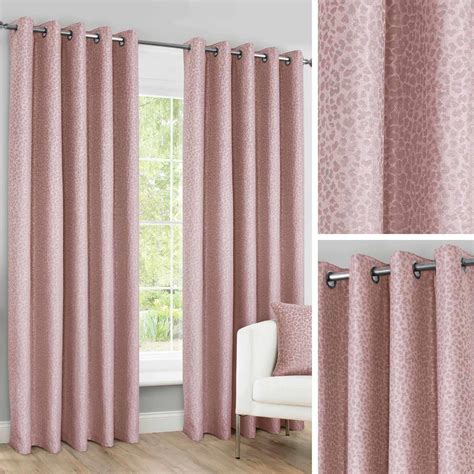 blush pink curtains