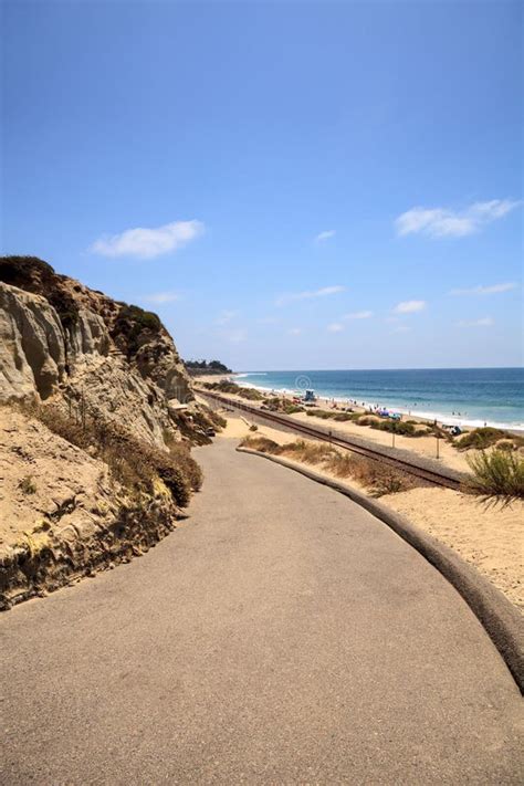 Summer at the San Clemente State Beach Stock Image - Image of beach ...