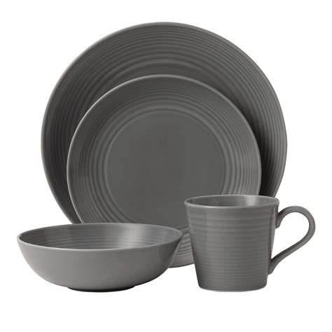 Gordon Ramsay Maze 4 Piece Dinnerware Set & Reviews | Wayfair