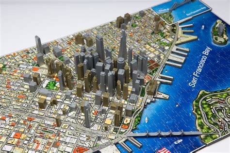 4D Cityscape San Francisco Time Puzzle | 4D Puzzle | 4D Cityscape