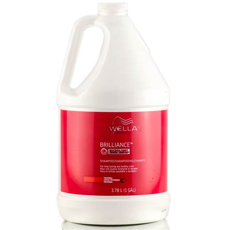 Wella - Wella Professionals Brilliance Shampoo - For Fine to Normal Colored Hair - Size : 128 oz ...