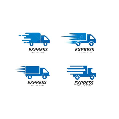 Fast Delivery Logo Vector Icon Illustration Car Packaging Creative Vector, Car, Packaging ...