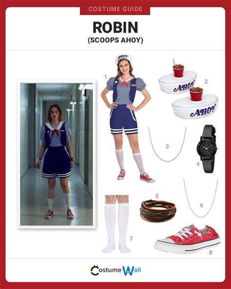 Dress Like Robin Buckley (Scoops Ahoy) Costume | Halloween and Cosplay ...