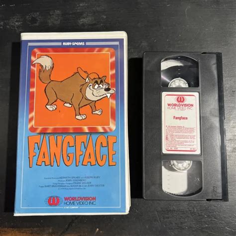 FANGFACE ANIMATED CARTOON VHS Ruby Spears Worldvision Tape Frank Welker Werewolf $49.95 - PicClick