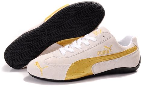 Men's Puma Speed Cat SD Shoes Tan/Gold | Puma Speed Cat Athletic Shoes | Men's Puma Sneakers