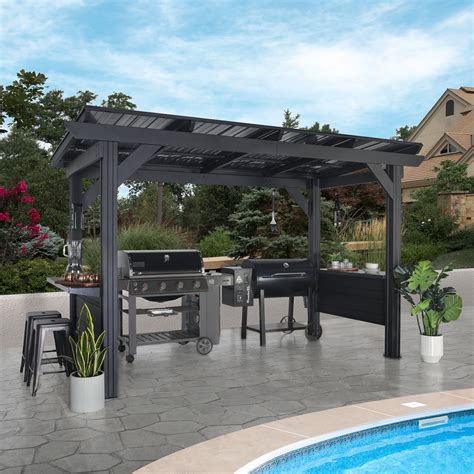 Backyard Discovery Rockport XL Grill Gazebo & Reviews - Wayfair Canada