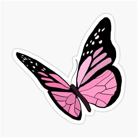 Pink butterfly Sticker by ossieSH in 2021 | Preppy stickers, Print stickers, Bubble stickers