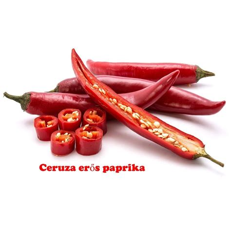 Hungarian chilli Seeds Ceruza erős paprika - Ár: €1.85