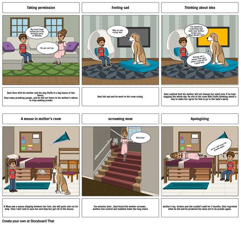 lana iskandarani: no more pranks Storyboard af fe2423d2