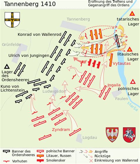 Teutonic Battle of Grunwald - July 15th - 1410 | Military tactics, Military history, History war