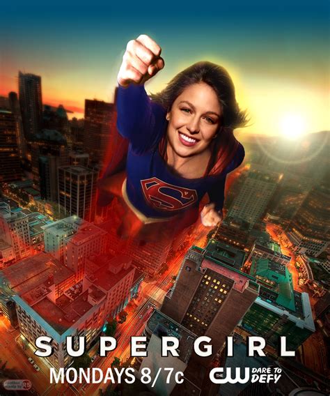 [FANART] Supergirl Over National City poster : supergirlTV