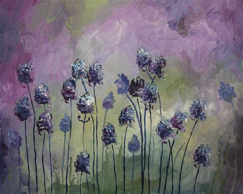 Acrylic Painting "Lavender" #acrylic_art #flowers_art #lavender #acrylic #canvas #lavender ...