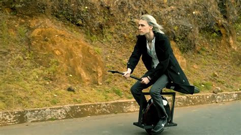 enter the wizarding world with the electric unicycle turned real flying broom