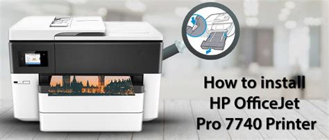 HP Officejet Pro 7740 Installation and Setup | by Lisa Resnick | Medium