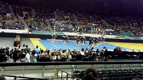 University of Northern Colorado Cheer 2012 perfomance at State Competition - YouTube