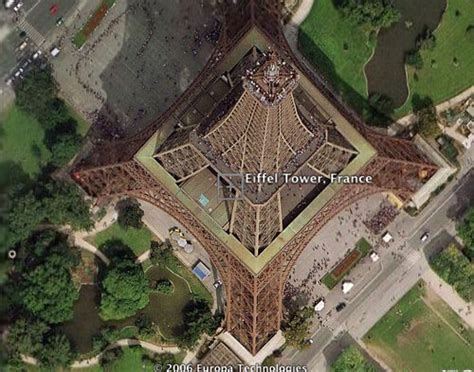 Aerial View Of Eiffel Tower | Thank you google world map | Flickr