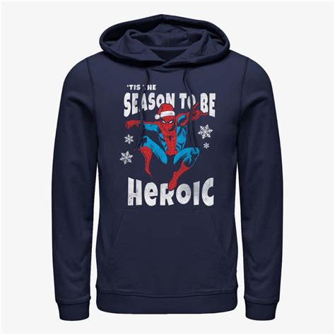 Merch Marvel Spider-Man Classic - Tis The Season Unisex Hoodie