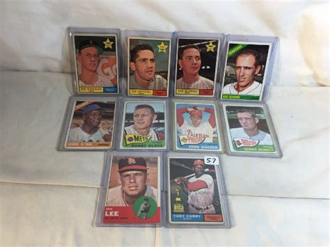 Lot of 10 Pcs Collector Vintage Baseball Sport Trading Assorted Cards ...