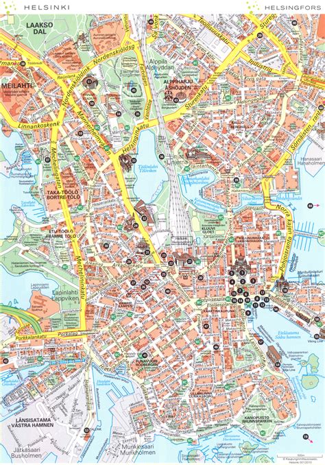 Helsinki center 1 Map - Helsinki • mappery