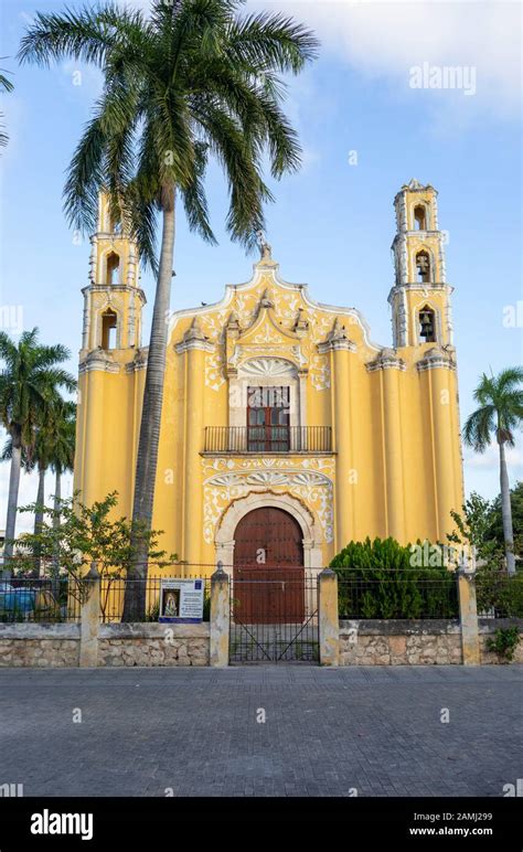 Iglesia de San Juan Bautista (St John the Baptist), a church near the center of Merida, Yucatan ...