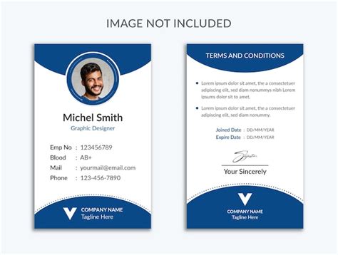 Premium Vector Professional Id Card Design Template - vrogue.co