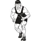 Wrestler stance | Clipart Panda - Free Clipart Images