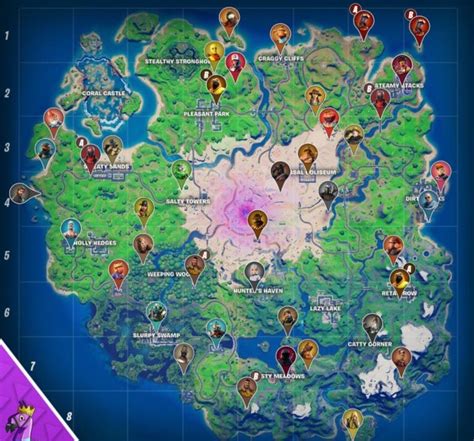 All NPC Fortnite Locations: All characters (NPC) in Fortnite season 5 ...