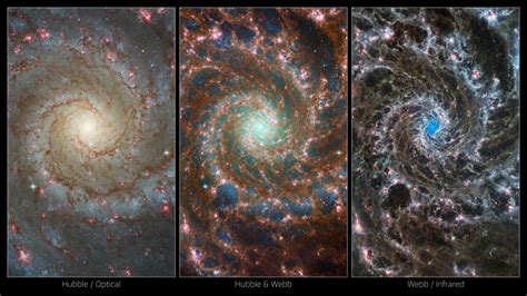 Scientists harness powers of Webb and Hubble in new stunning phantom galaxy image | Mashable