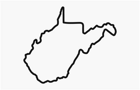 West Virginia Outline Svg