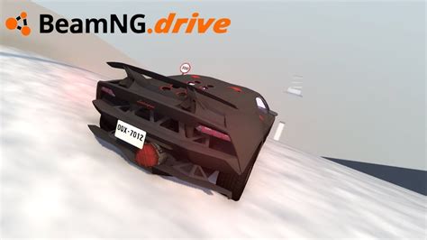 BeamNG drive - LAMBORGHINI SESTO ELEMENTO VS MEGA JUMP. - YouTube