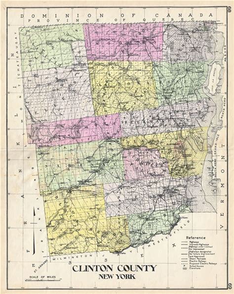 Clinton County New York.: Geographicus Rare Antique Maps