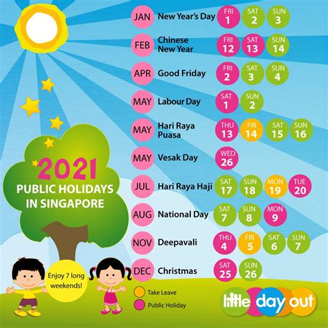 2021 Public Holidays Singapore - These dates may be modified as ...