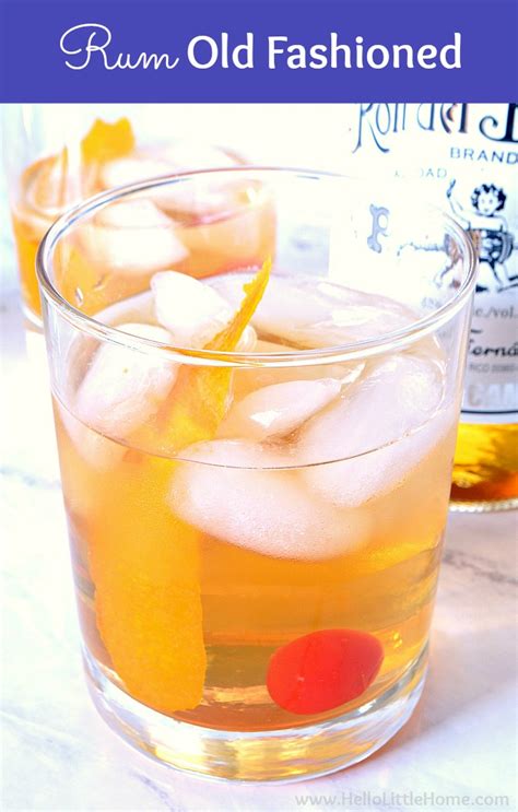 How to Make a Rum Old Fashioned