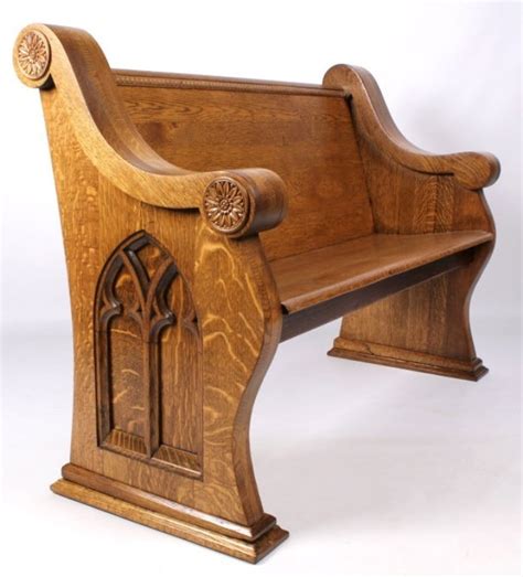 Antique Oak Church Pew - Aug 31, 2013 | North American Auction Company in MT