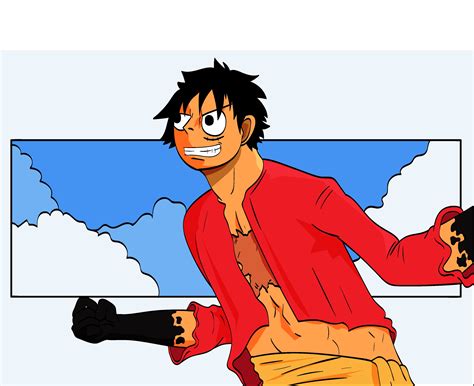 One Piece Luffy Fighting