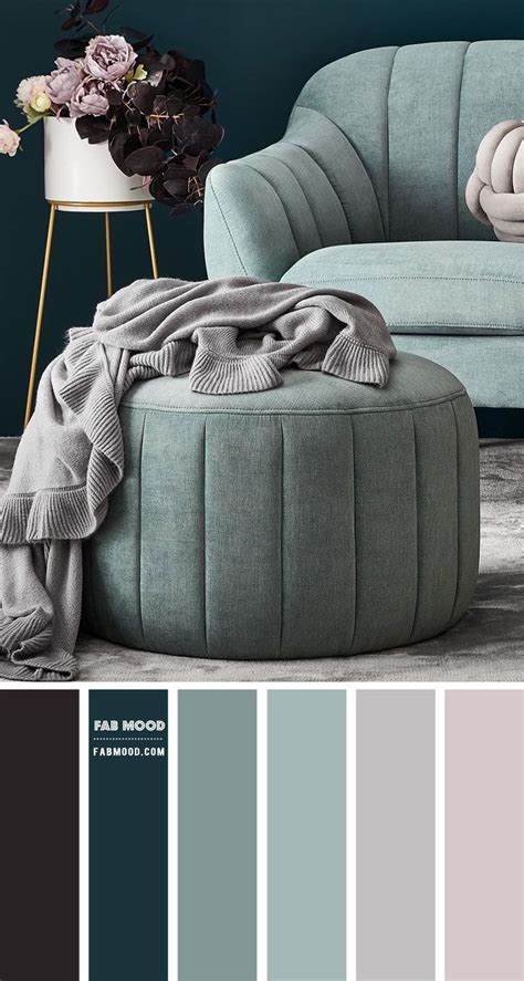 Grey and Sage Colour Scheme – #Colour Palette 107 | Color palette living room, Room color ...