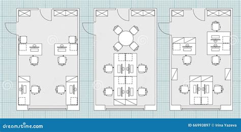 Office Floor Plan Top View Royalty-Free Stock Photography ...