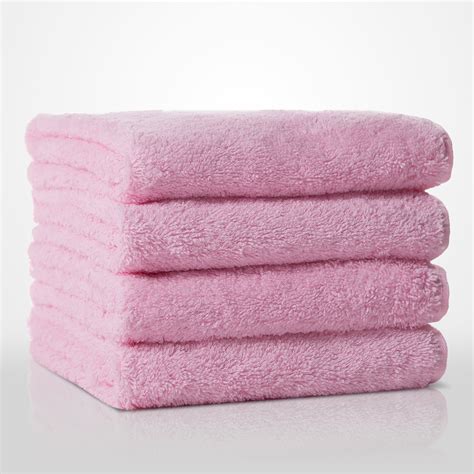 Towels :: 16" x 29" - 100% Turkish Cotton Pink Terry Hand Towel - Wholesale bathrobes, Spa robes ...