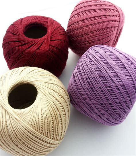 mercerized crochet cotton thread 10 3 ply cotton yarn 50g