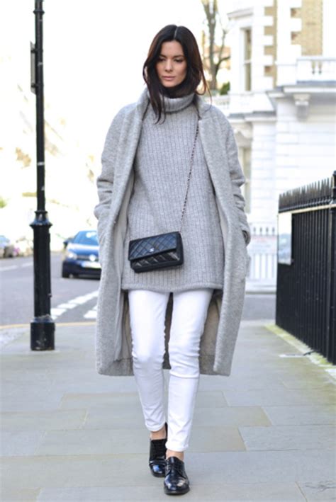 10 Ways to Wear White Jeans All Winter Long | Glamour