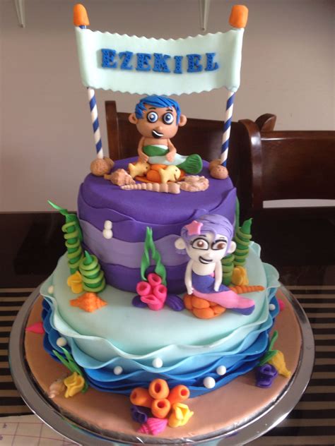 Bubble guppies themed cake :) | Themed cakes, Cake, Desserts