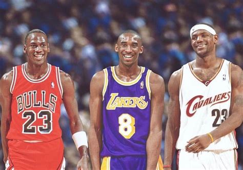 Love this picture. Michael Jordan, Kobe Bryant, LeBron James | Lebron ...