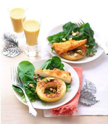 Glazed Apple and Kesong Puti Salad recipe and ingredients - All in one recipes