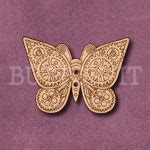Steampunk Butterfly Button