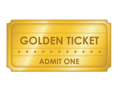 Large-Golden-Ticket - Tim's Printables