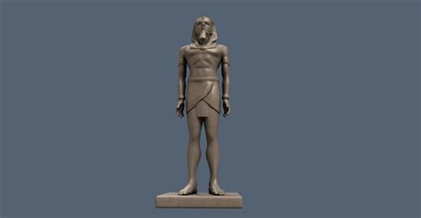 Statue of Khufu 3D model | CGTrader