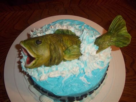 Splashing Fish Birthday Cake - CakeCentral.com