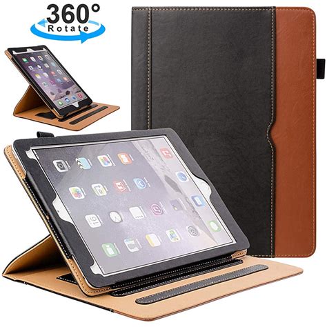 ZoneFoker New iPad 7th Generation Tablet Leather Case (10.2-inch,2019 Releases), 360 Degree ...