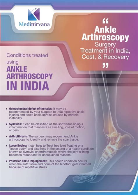 Ankle Arthroscopy Surgery: Treatment in India, Cost, & Recovery